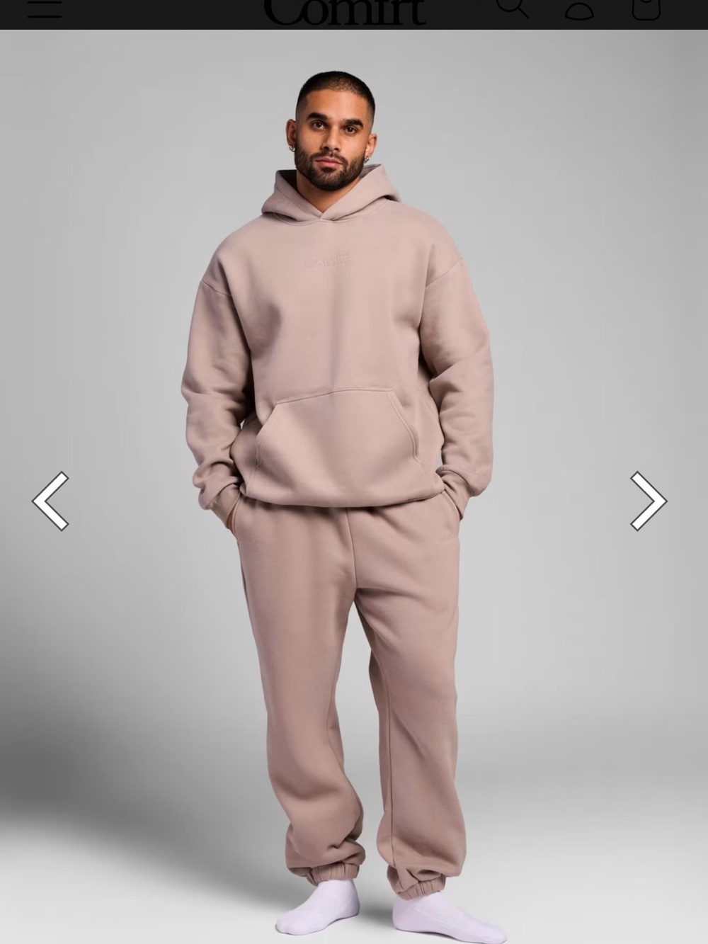 Comfrt Signature Hoodie/Jogger Set - Dusty Rose